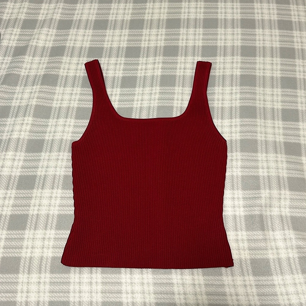 ARITZIA Babaton Sculpt Knit Squareneck Top